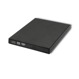 Nagrywarka DVD-RW na USB 2.0 zewnętrzna napęd Czarna Qoltec